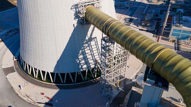 Projet de système de désulfuration des gaz de combustion de l'unité V de Ptolemais SES